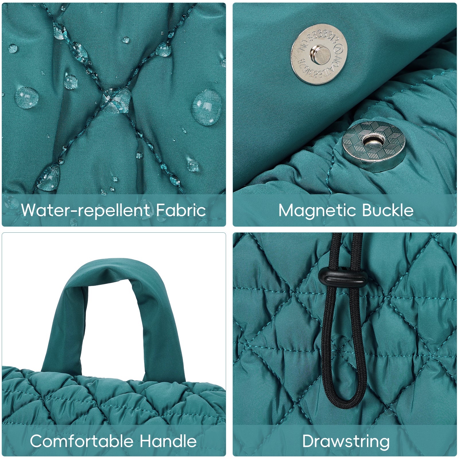 CLUCI Puffy Casual Lightweight Daypack for Women — Travel & Work