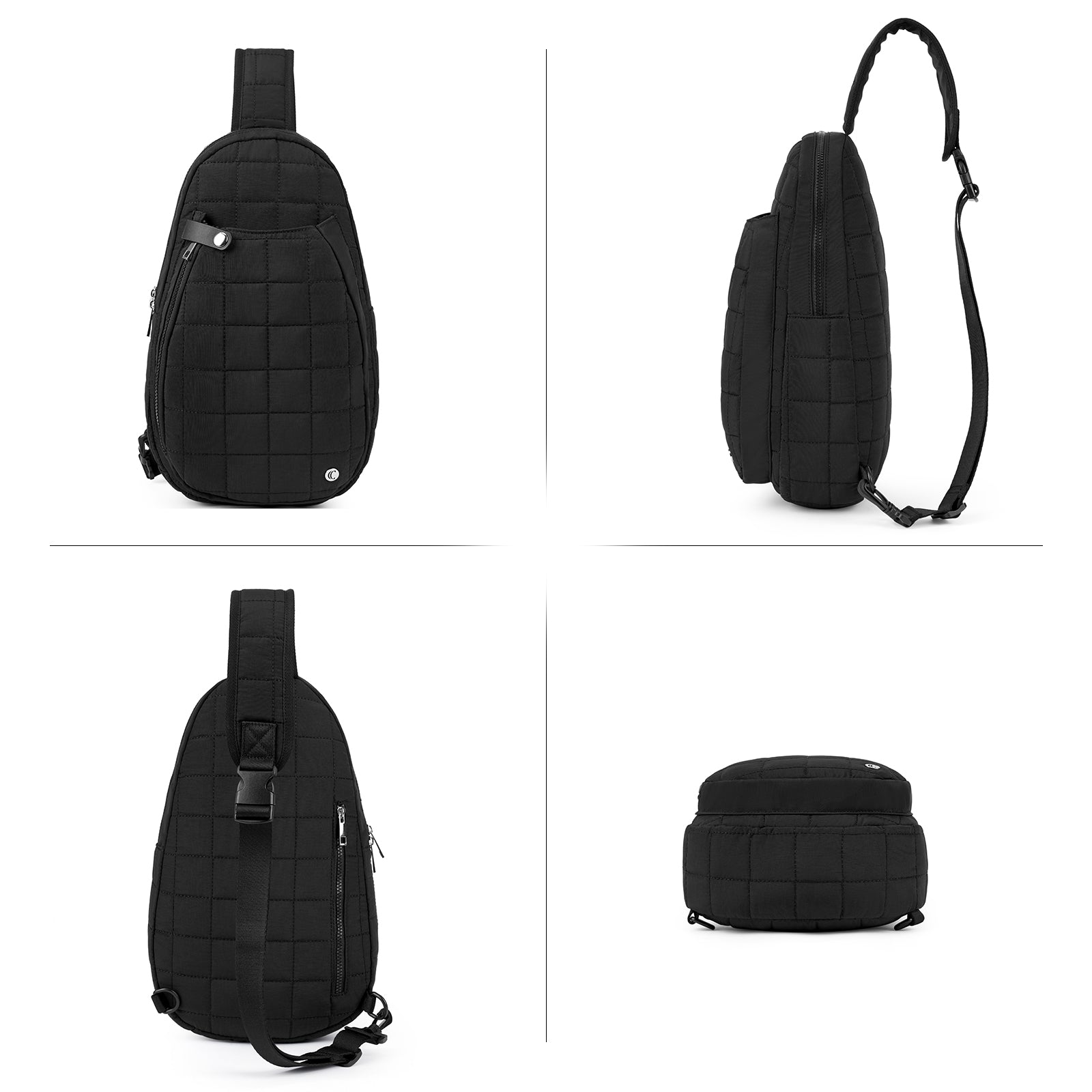 CLUCI Pickleball Puffer Sling Bag for Women
