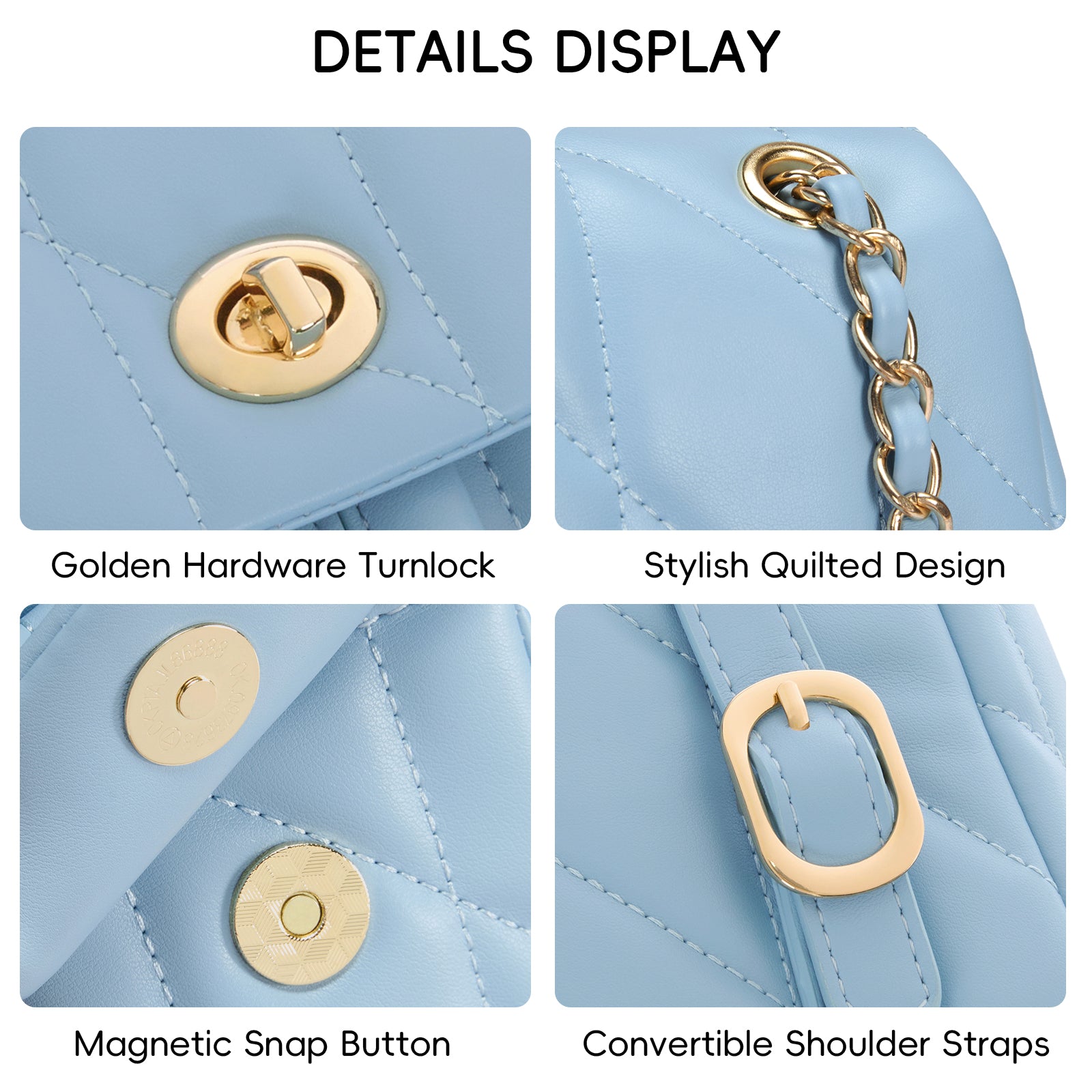 CLUCI Small Backpack Purse for Women,Mini Vegan Leather Tabby Backpack for Woman Quilted Bookbag Crossbody Bag