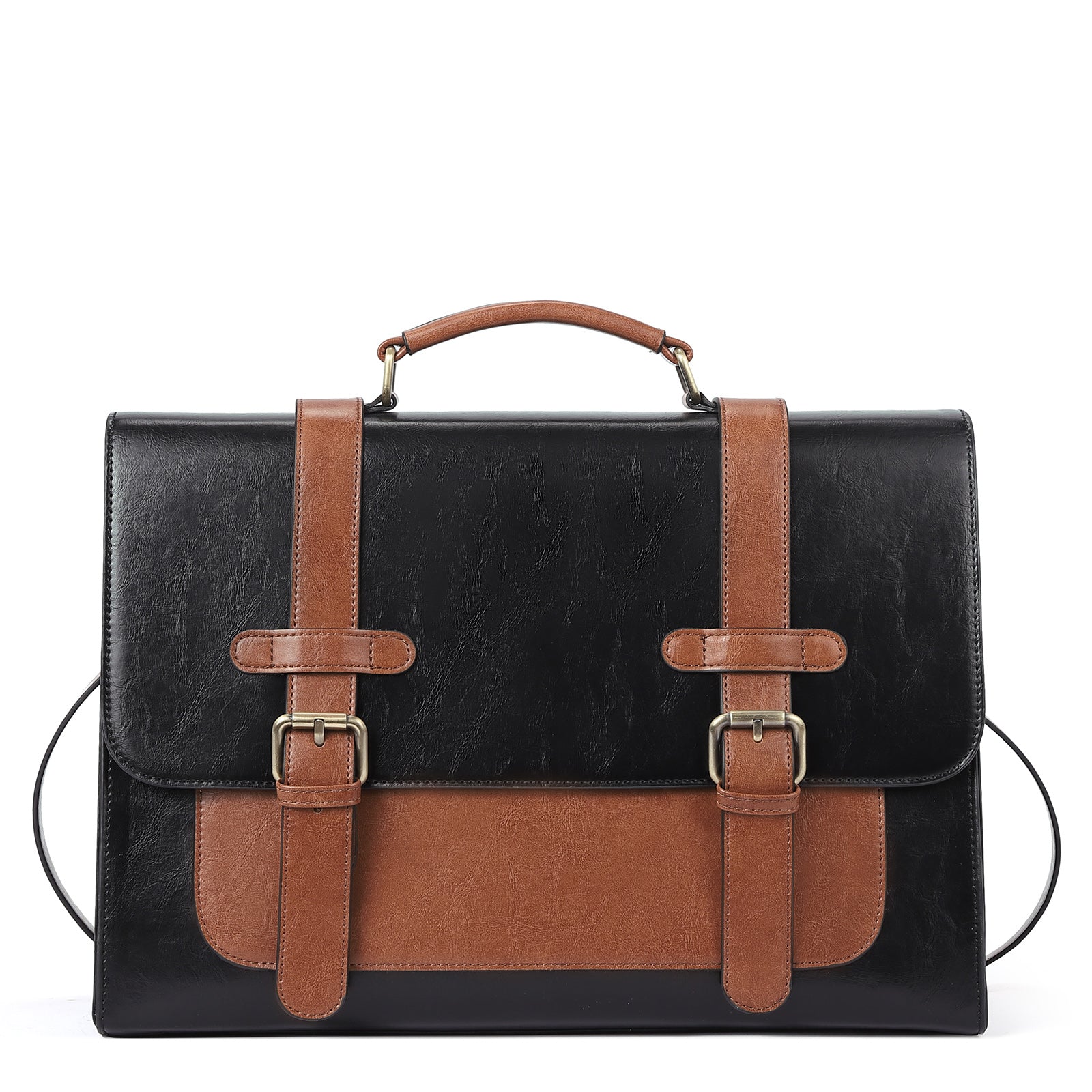 Agatha Vegan Leather laptop backpack Messenger Bag