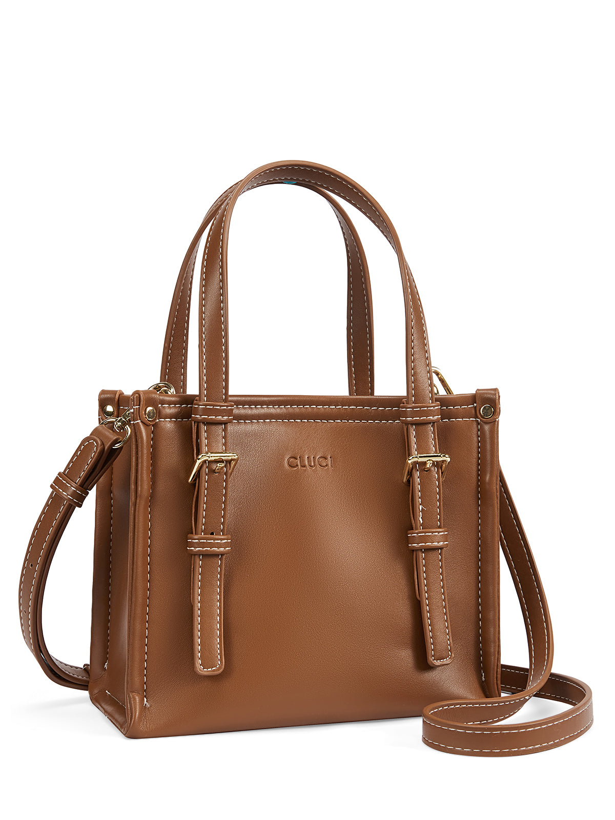 CLUCI Leather Tote Bag for Women with Adjustable Shoulder Strap