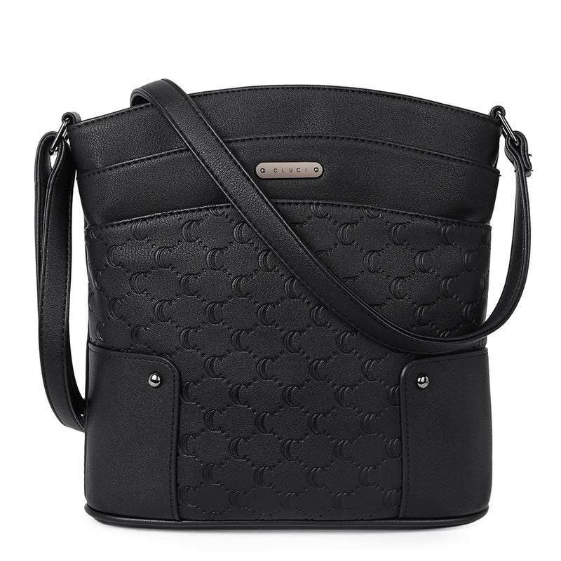 Amos Triple Pockets Vintage Crossbody Bag