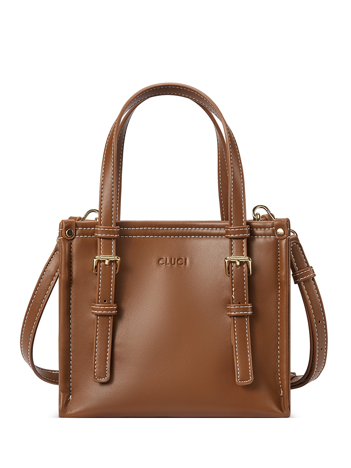 CLUCI Leather Tote Bag for Women with Adjustable Shoulder Strap