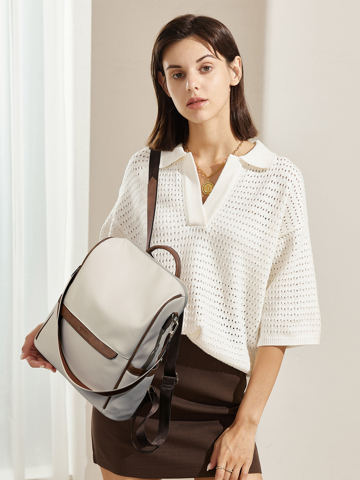 Large Capacity Fashion Designer Womens Backpack Purse