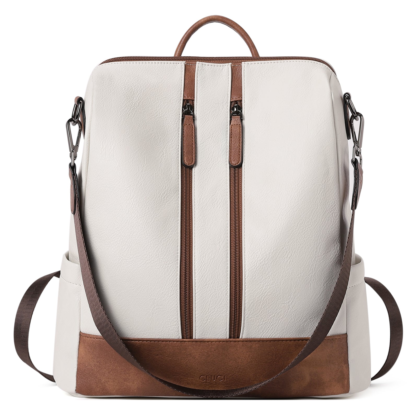Greene Vegan Soft Leather Backpack Leather Purse For Work And Study