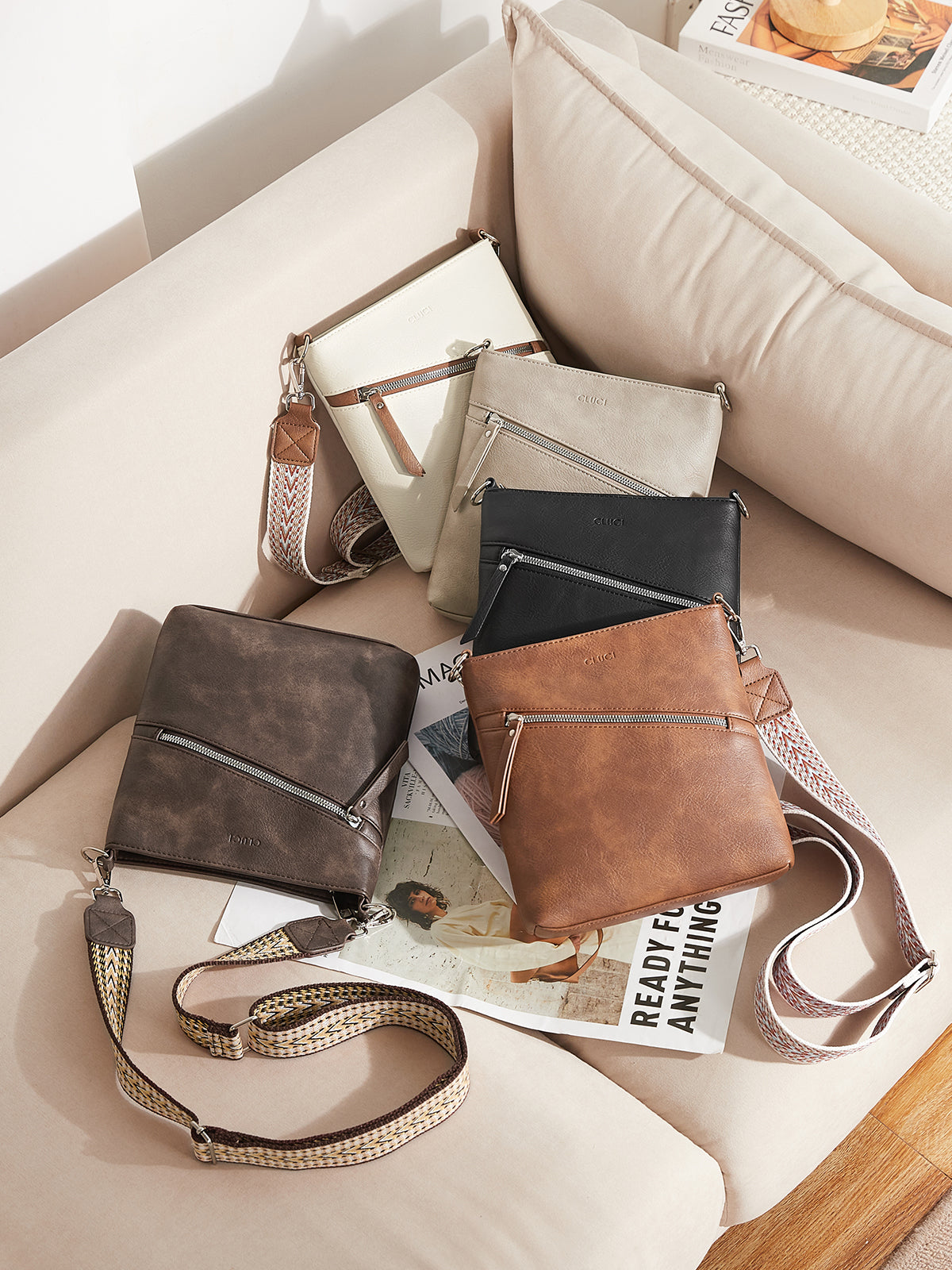 CLUCI Crossbody Bags for Women Trendy Crossbody Handbags with Adjustable Staps Small Cross Body Bag Purses for Women