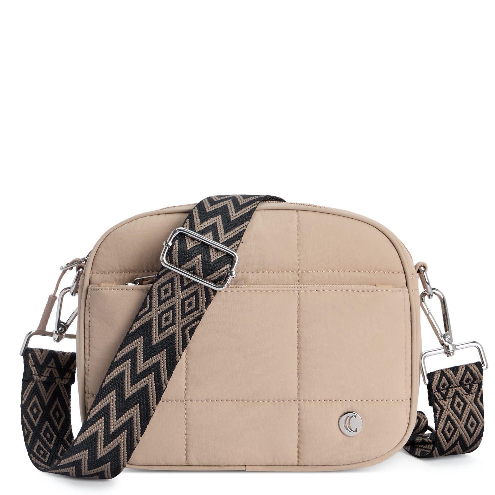 CLUCI Quilted Crossbody Bags for Women Lightweight Puffer Shoulder Bag Travel Purses with Wide Strap