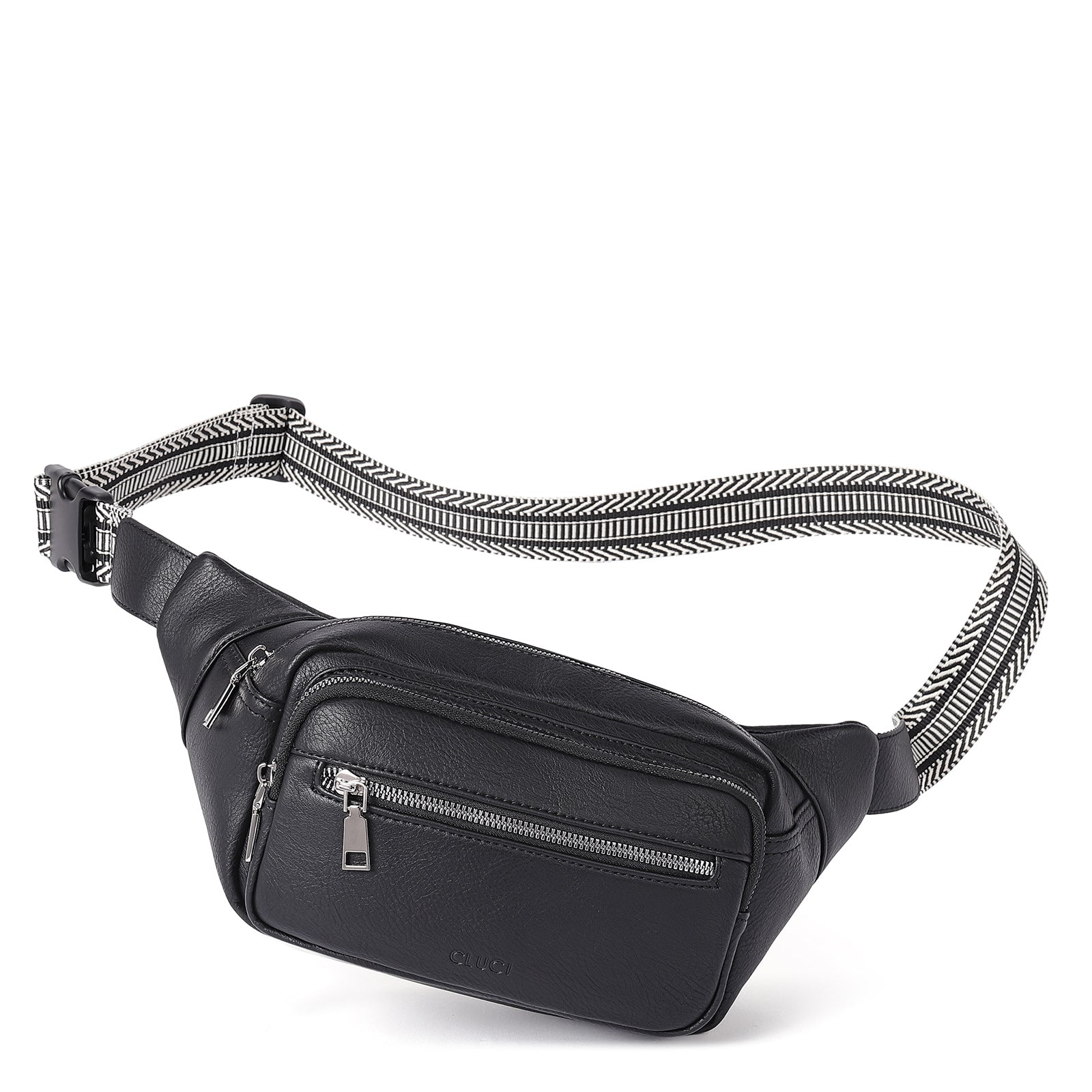 CLUCI Trendy Fanny Belt Sling Bag Crossbody Purse for Travel, Outdoors, Gym and Workouts