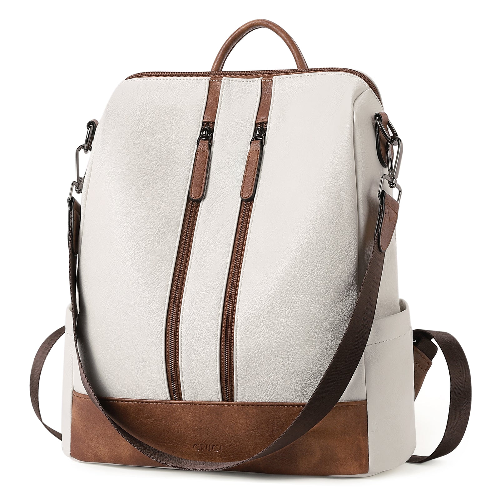 Greene Vegan Soft Leather Backpack Leather Purse For Work And Study