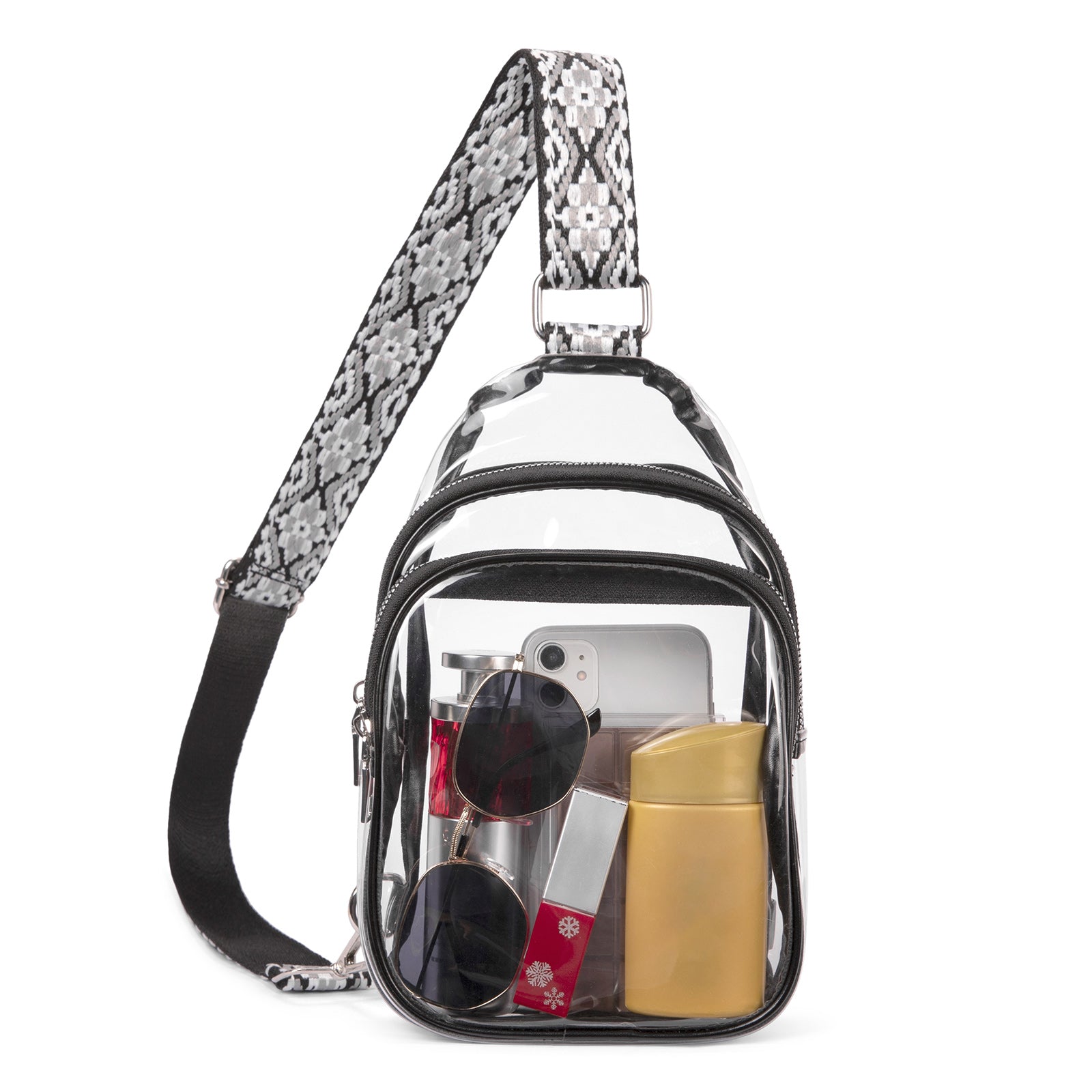 CLUCI Stadium TPU Transparent Clear Sling Bag