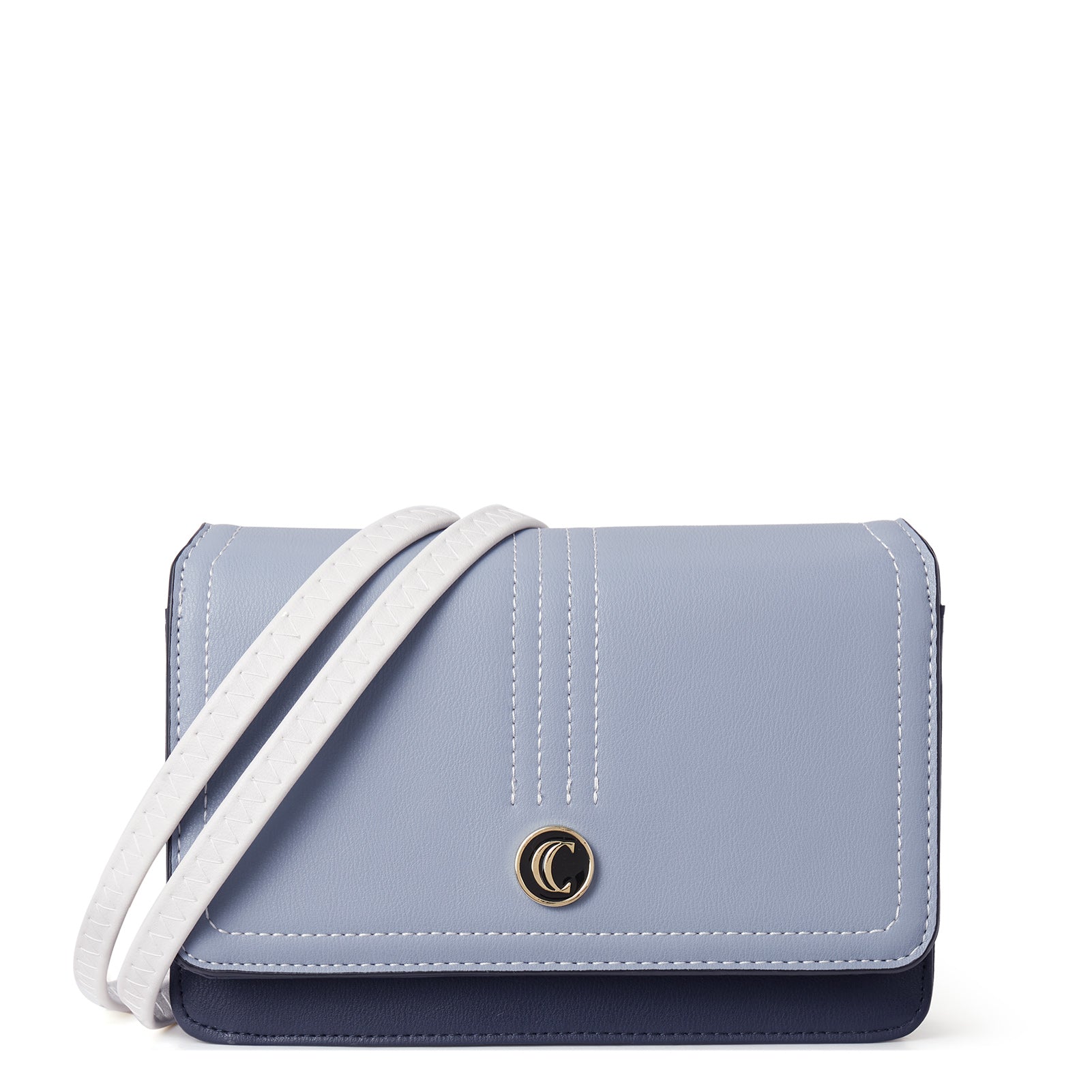 CLUCI Crossbody Purse for Women, Wristlet Wallet, Small Shoulder Bag with Card Slots, Leather Flap Cell phone Clutch