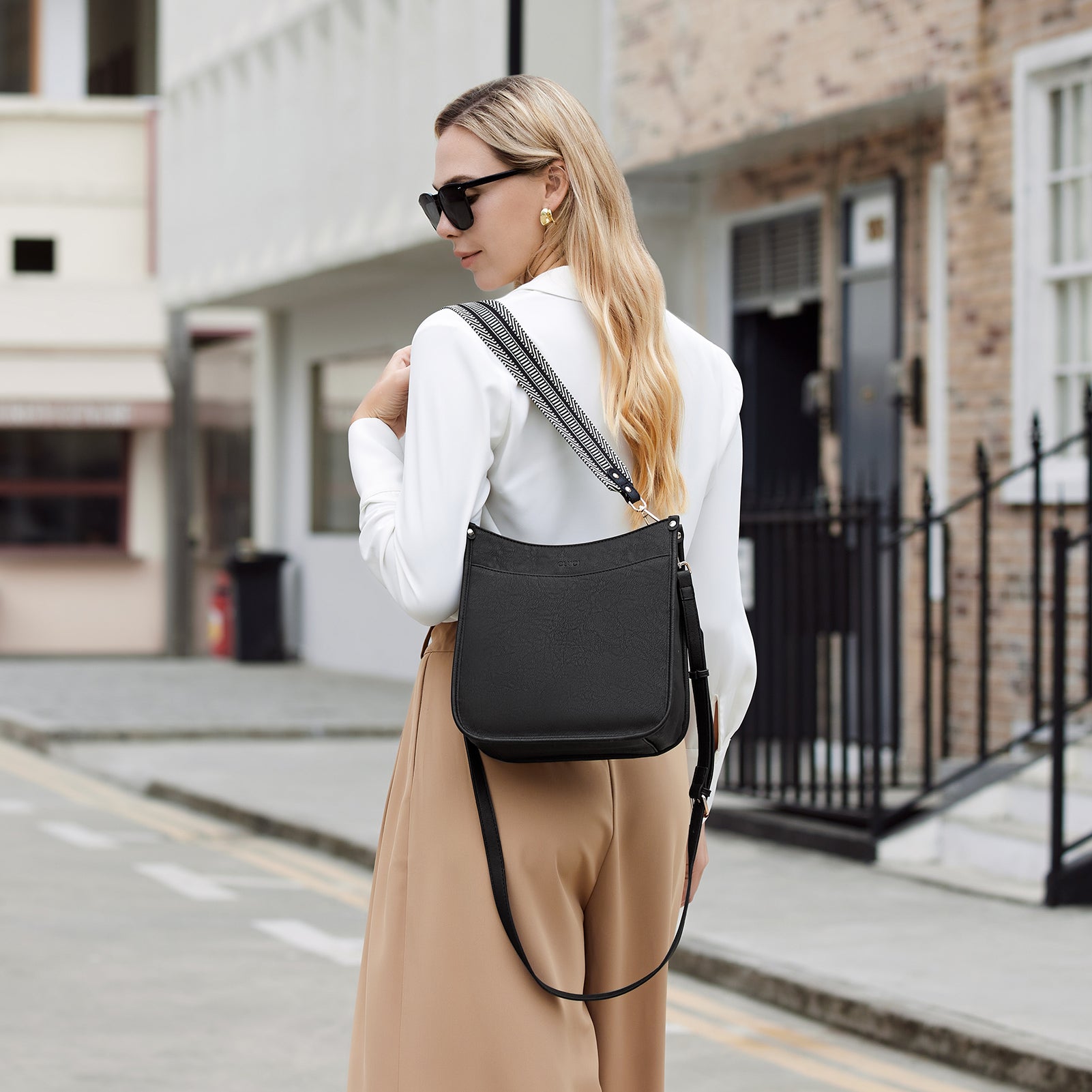 Trendy Medium Crossbody Bags with Two Straps