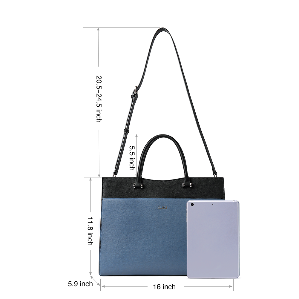 Lauren Ladies Vegan Leather Laptop Briefcase Laptop Bag