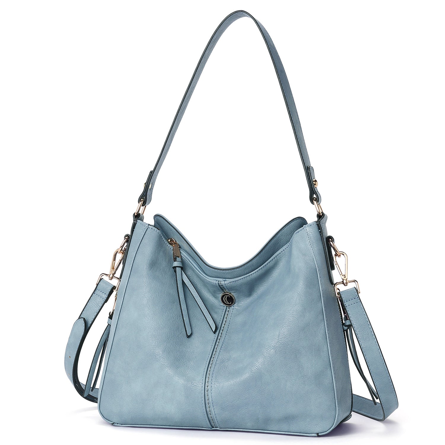 CLUCI Purses and Handbags for Women Leather Hobo Tote Fashion Ladies Crossbody Large Bucket Shoulder Bag