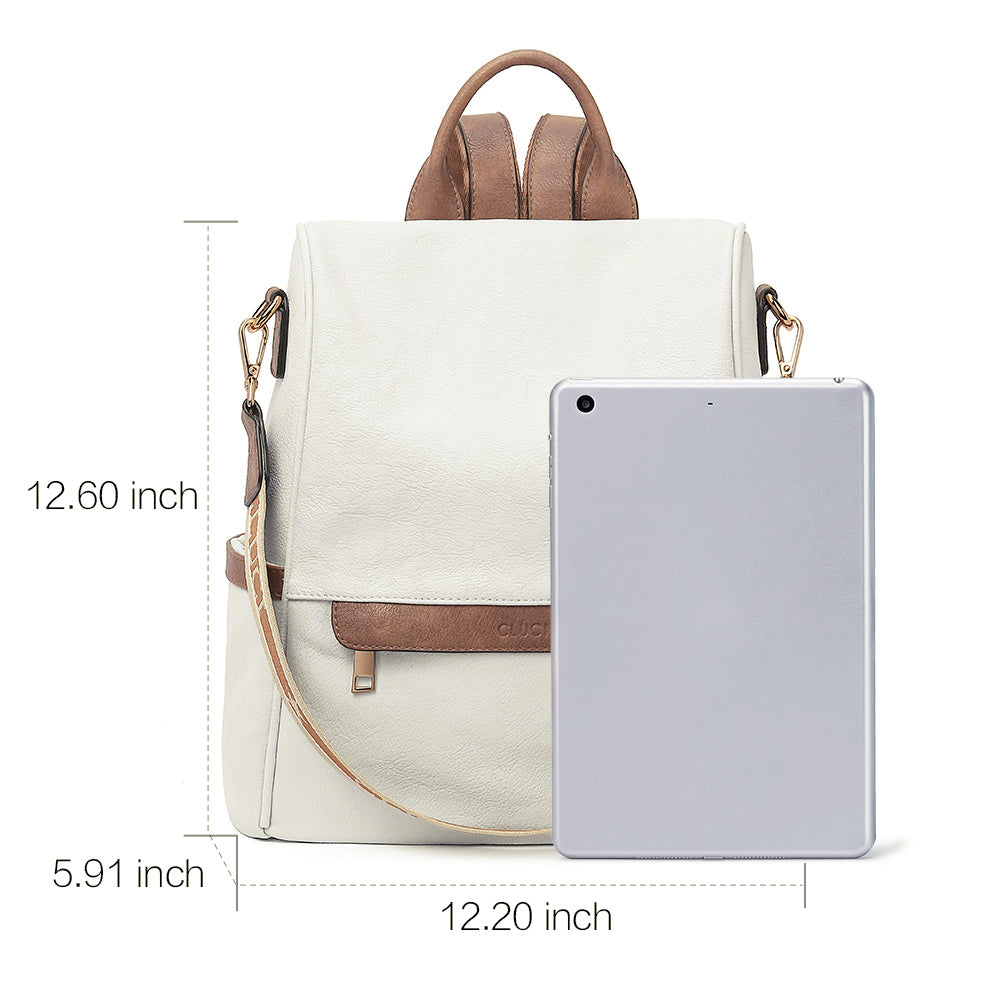 Greene Multi-Purpose Carry Way Vegan Leather Backpack Purse For Women