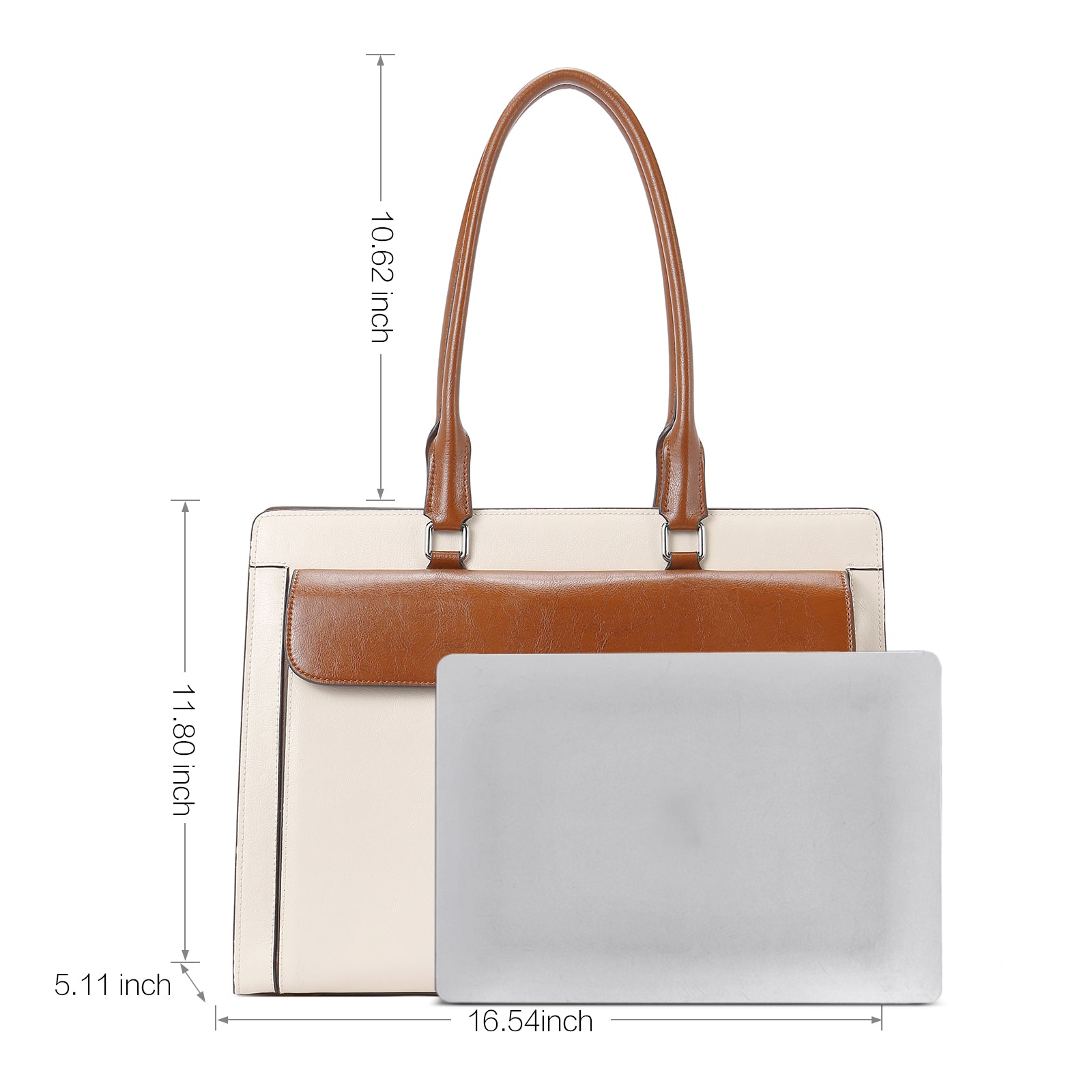 Davidson Classic Vintage Ladies Leather Briefcase Messenger Bag