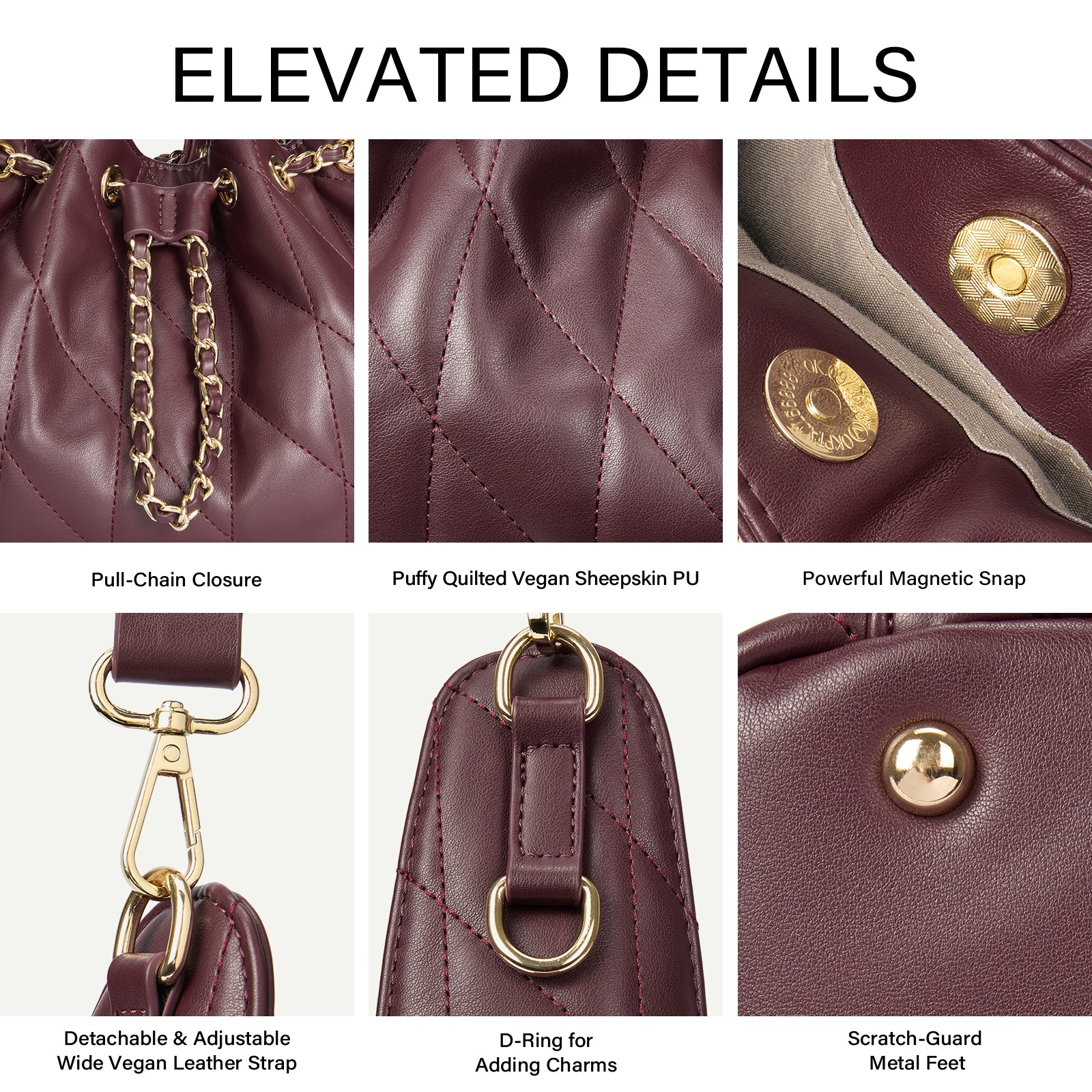 Cluci Chic Bag - Crumpled Shoulder Purse