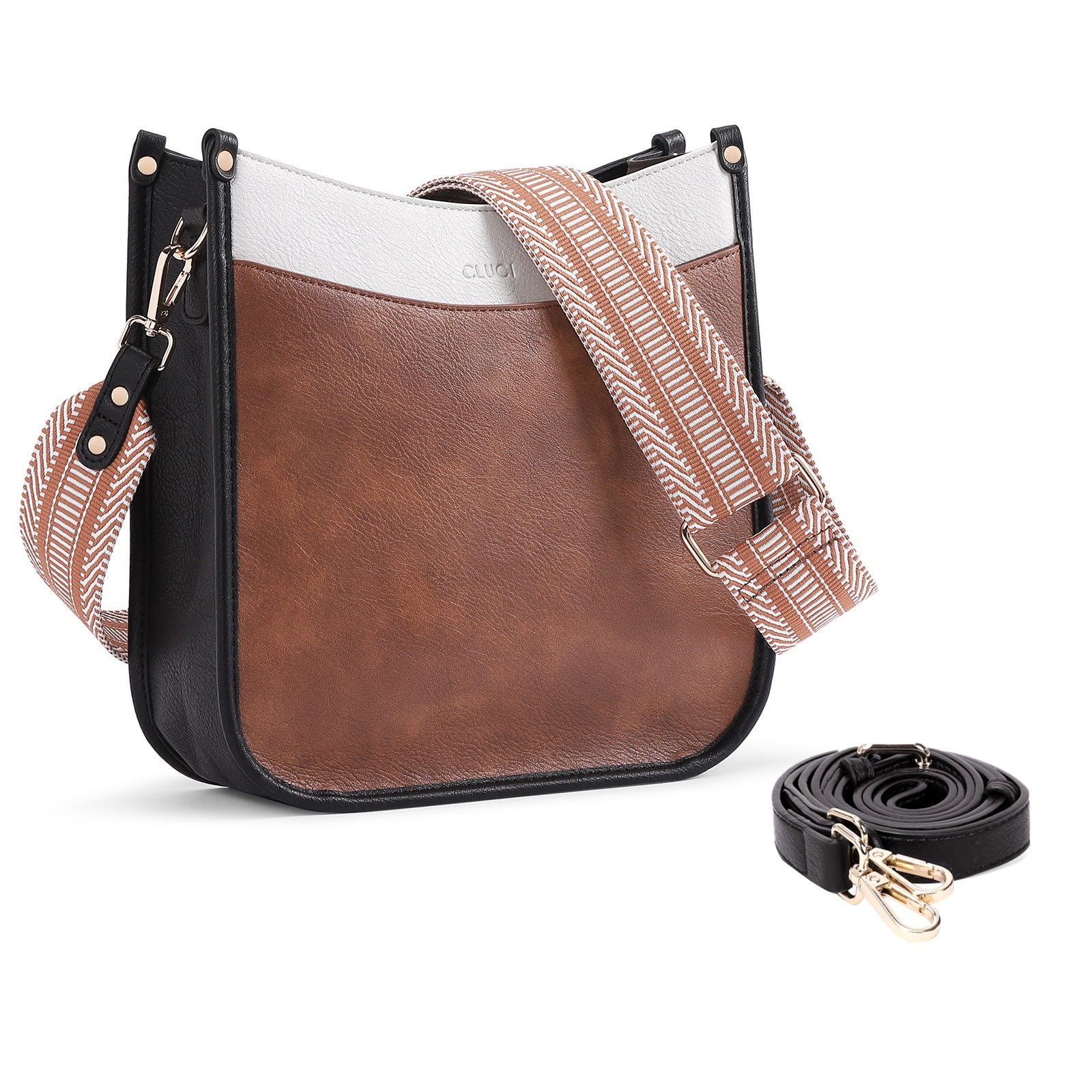 Trendy Medium Crossbody Bags with Two Straps