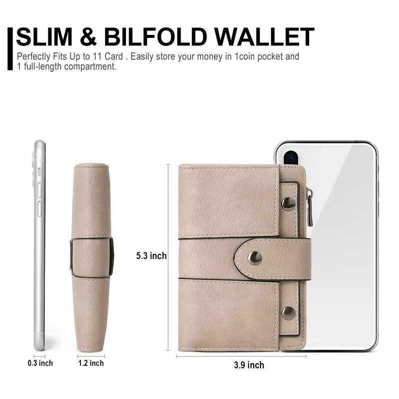 Cathy Women's Small Wallet With Coin Pocket For Daily Use