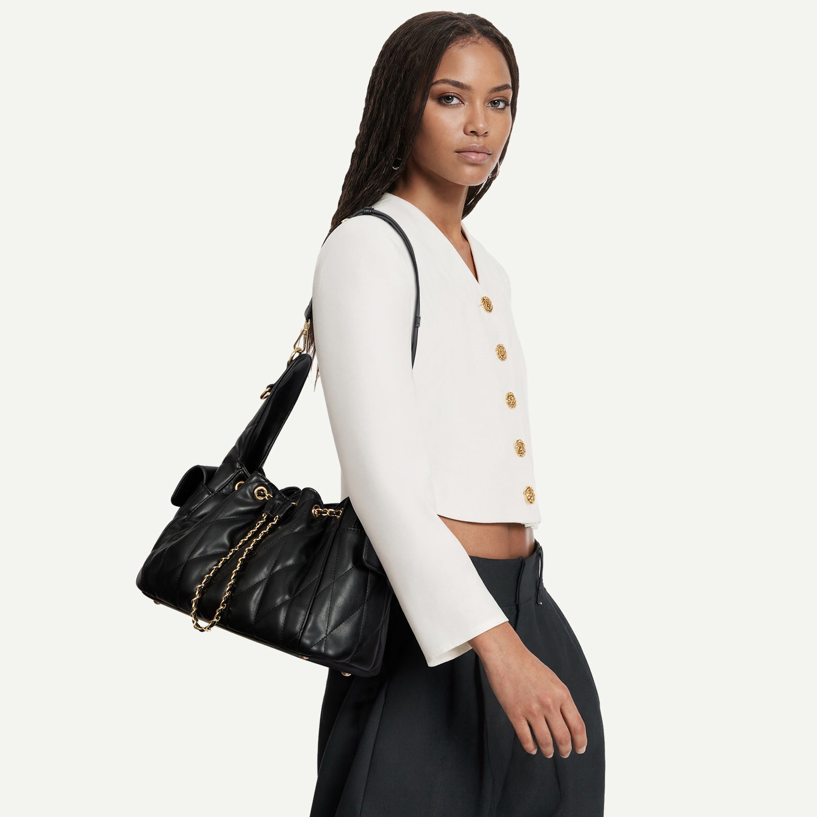 Cluci Chic Bag - Crumpled Shoulder Purse
