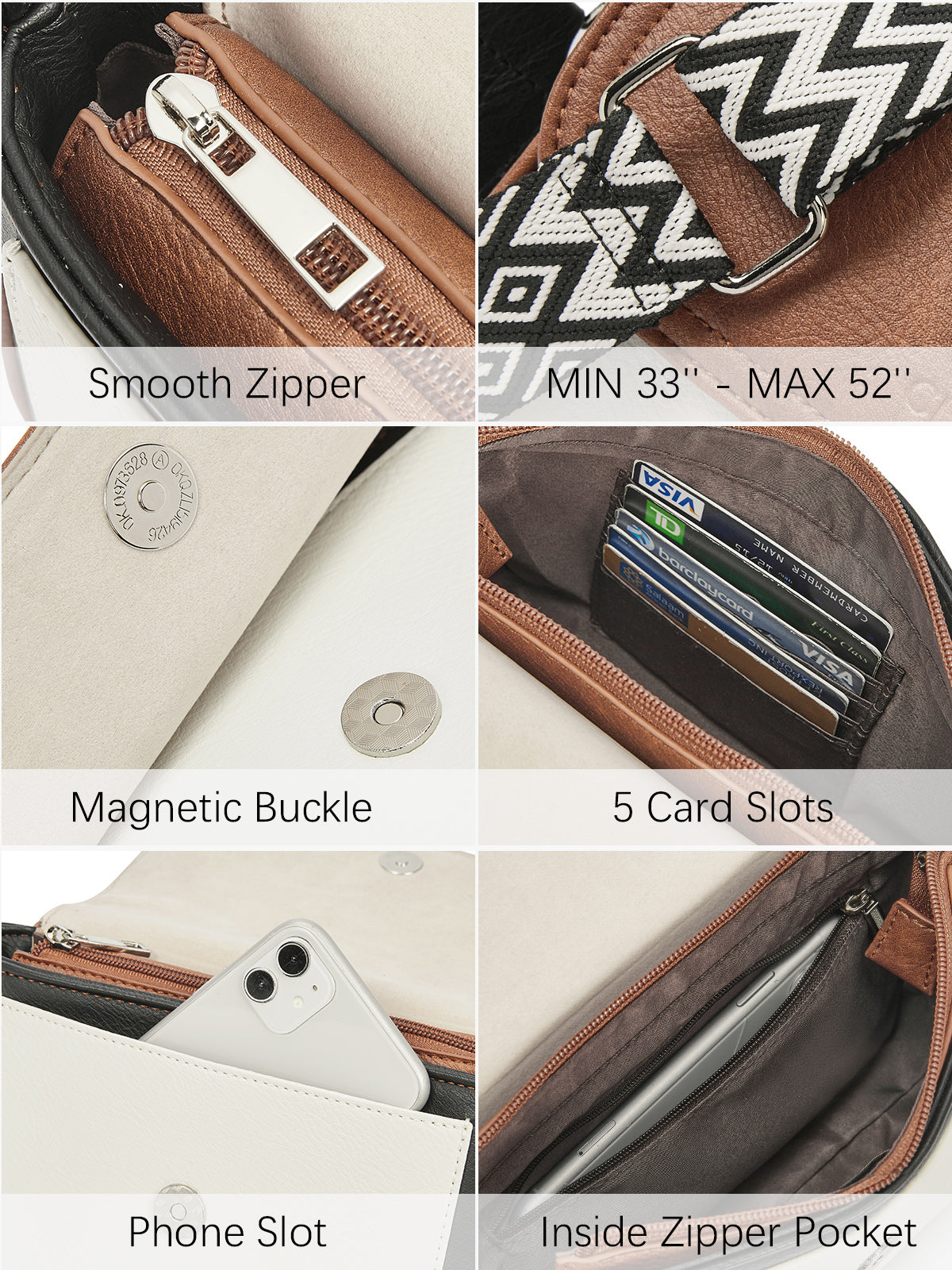 CLUCI Small Crossbody Bags for Women Trendy Purses