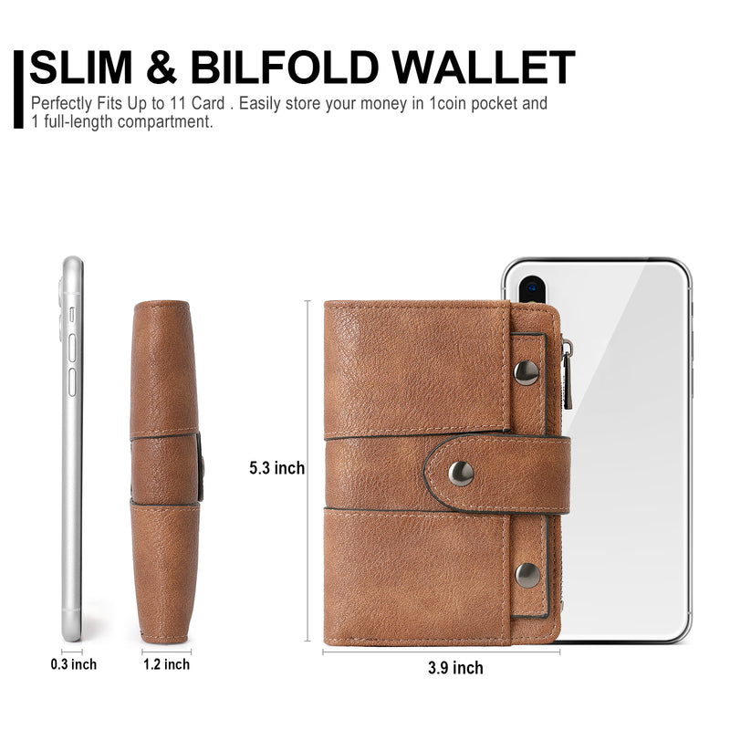 Cathy Women's Small Wallet With Coin Pocket For Daily Use