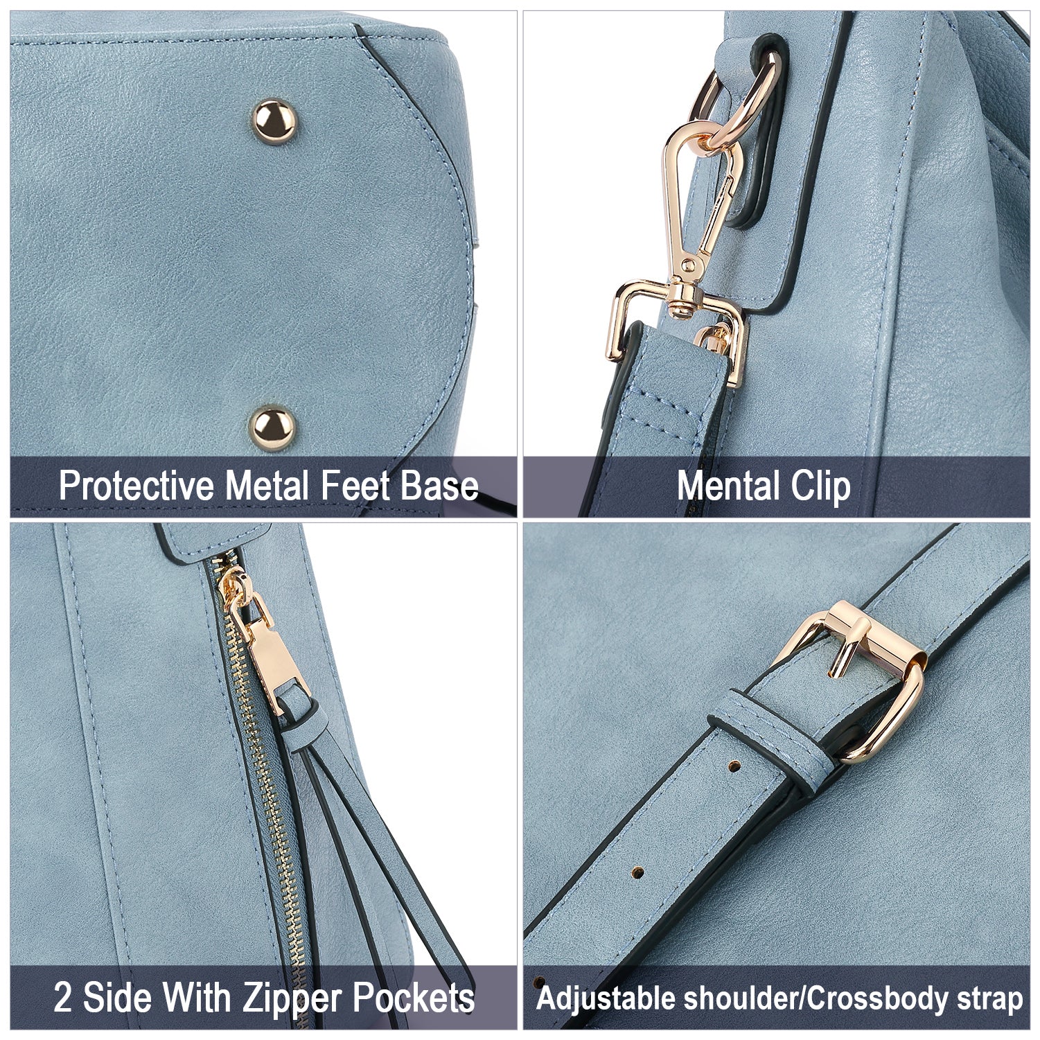 CLUCI Purses and Handbags for Women Leather Hobo Tote Fashion Ladies Crossbody Large Bucket Shoulder Bag