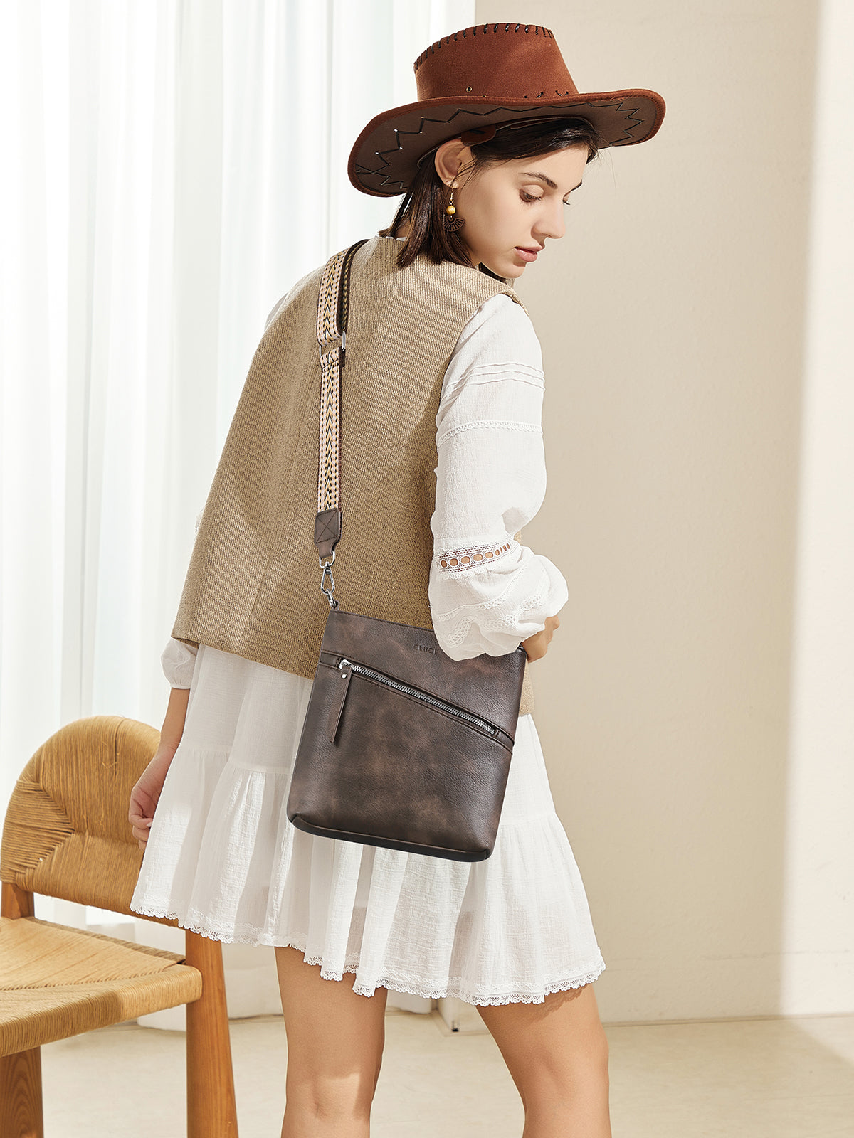 CLUCI Crossbody Bags for Women Trendy Crossbody Handbags with Adjustable Staps Small Cross Body Bag Purses for Women