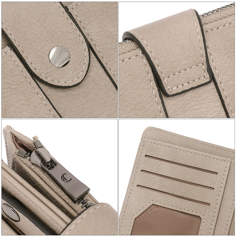 Cathy Women's Small Wallet With Coin Pocket For Daily Use