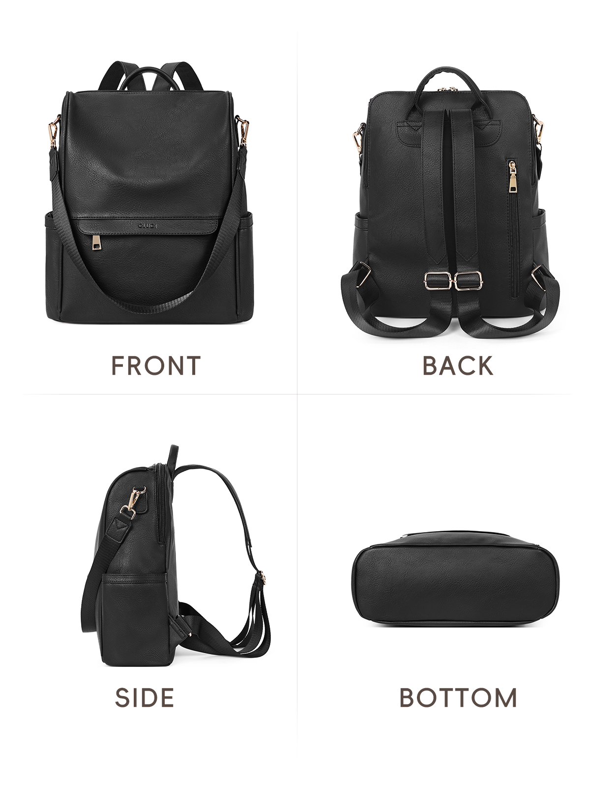 Large Capacity Fashion Designer Womens Backpack Purse