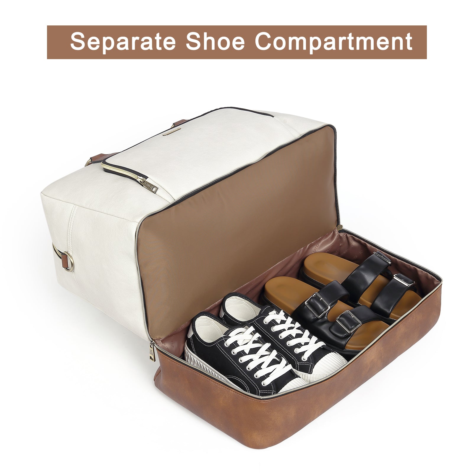 Leather Oversized Weekender Bags