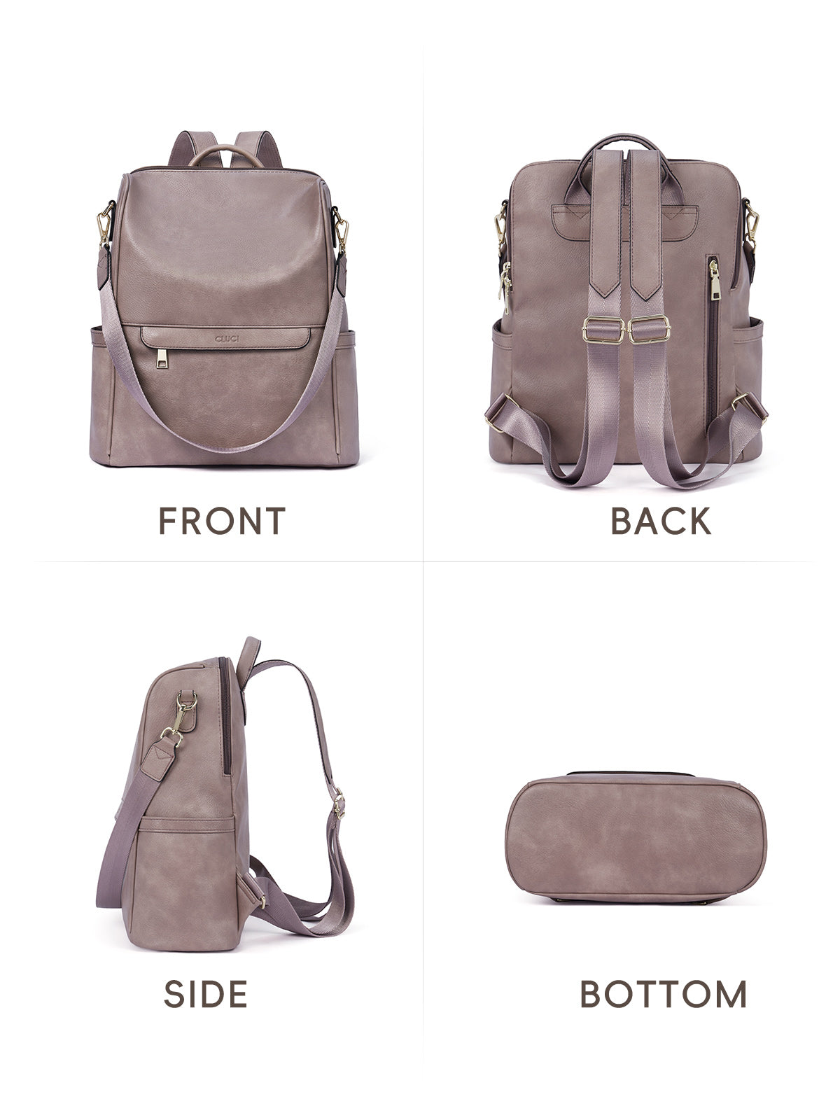 Large Capacity Fashion Designer Womens Backpack Purse