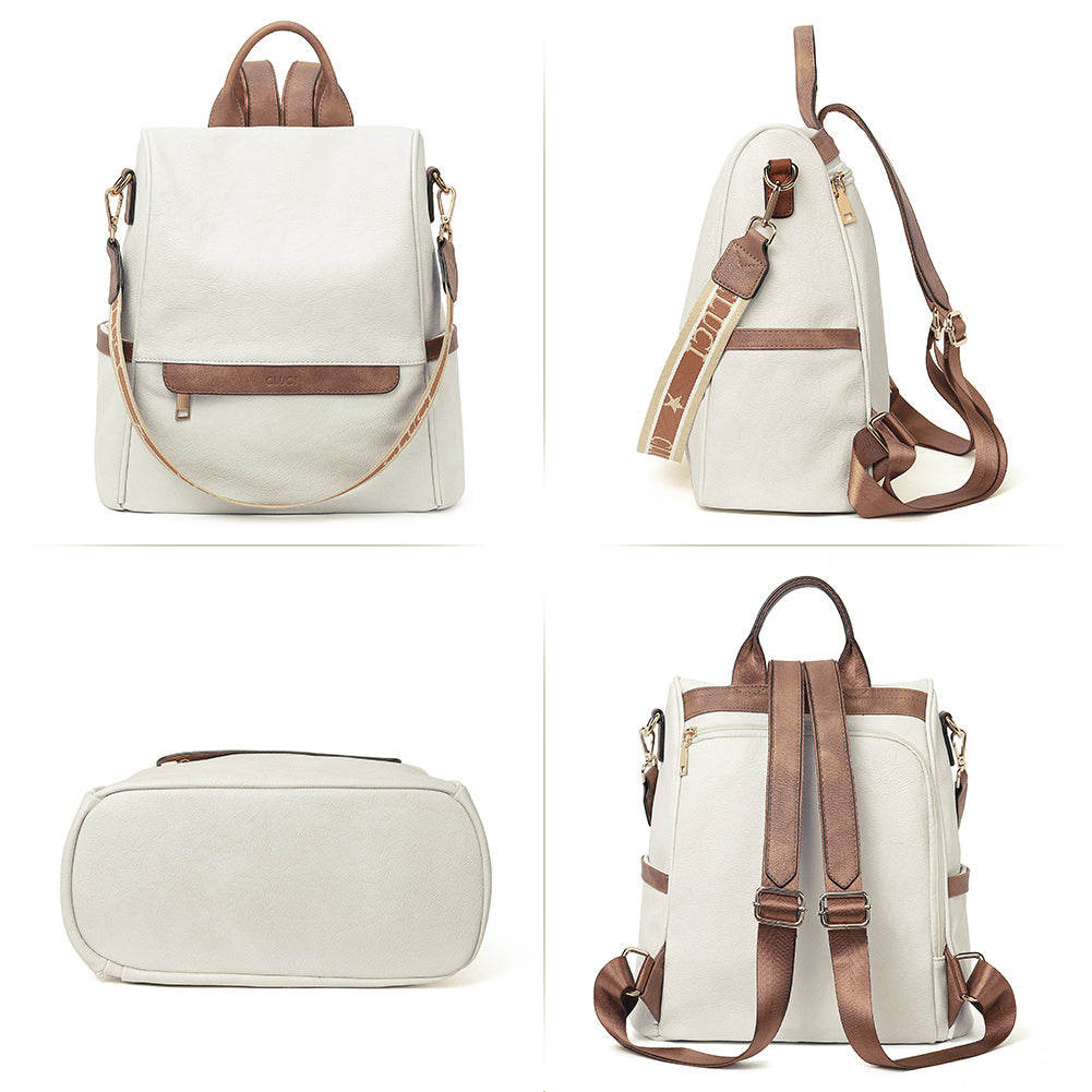 Greene Multi-Purpose Carry Way Vegan Leather Backpack Purse For Women