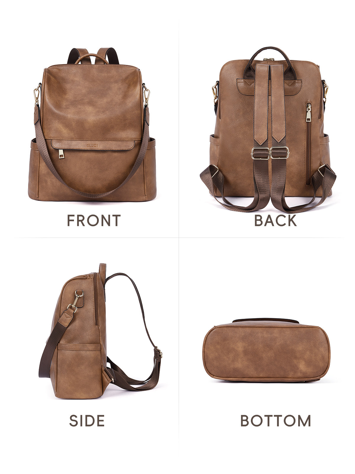 Large Capacity Fashion Designer Womens Backpack Purse