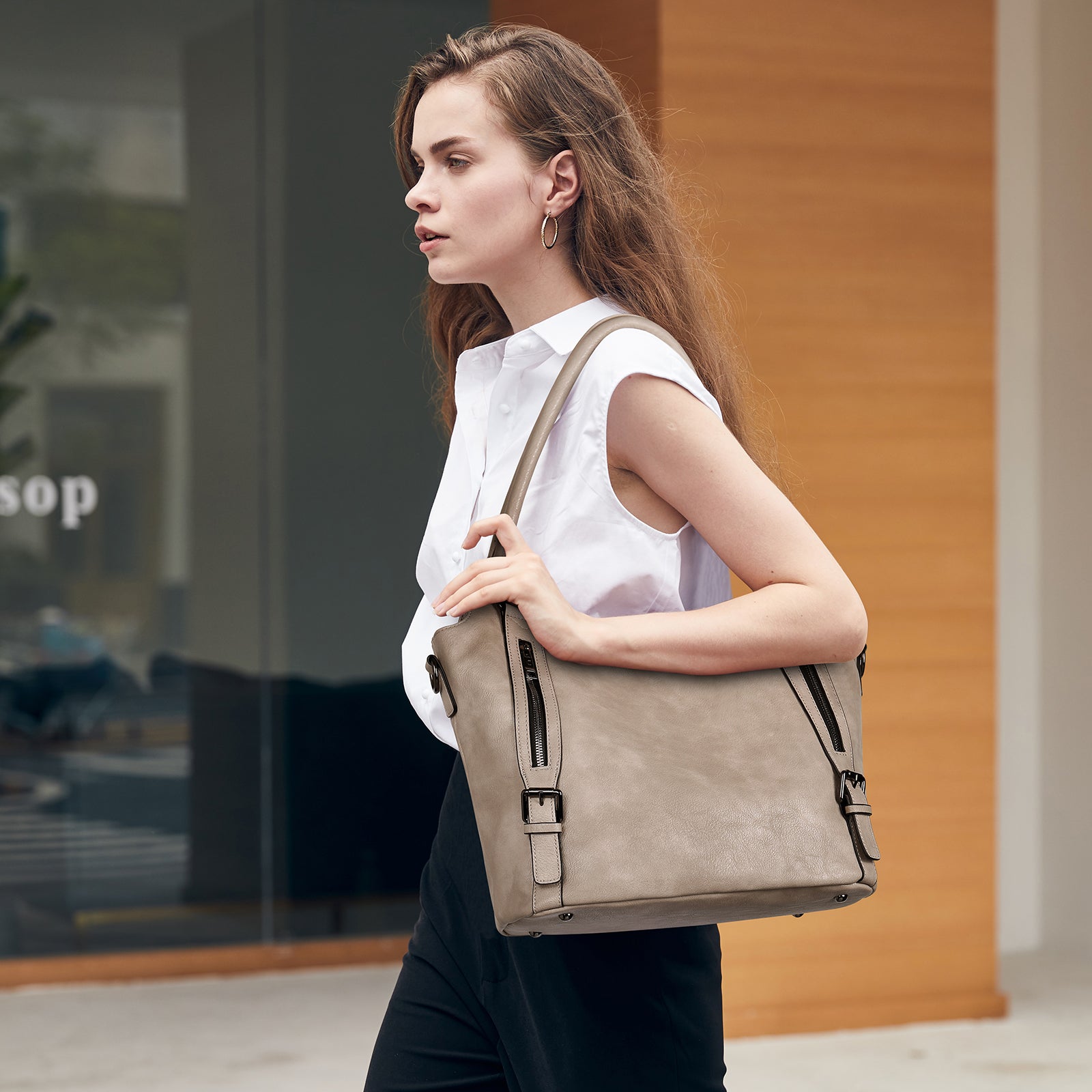 CLUCI Hobo Bags Large Tote with Adjustable Shoulder Strap