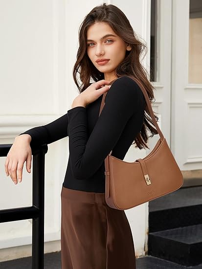 CLUCI Shoulder Bag for Women, Purses for Women, Handbag Hobo Bags Vegan Leather Crossbody Purse with Adjustable Strap