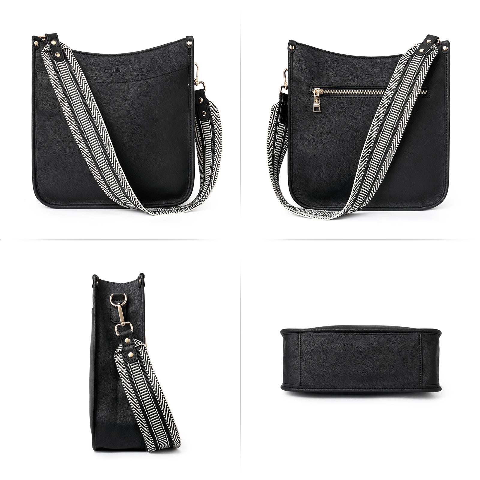 Trendy Medium Crossbody Bags with Two Straps