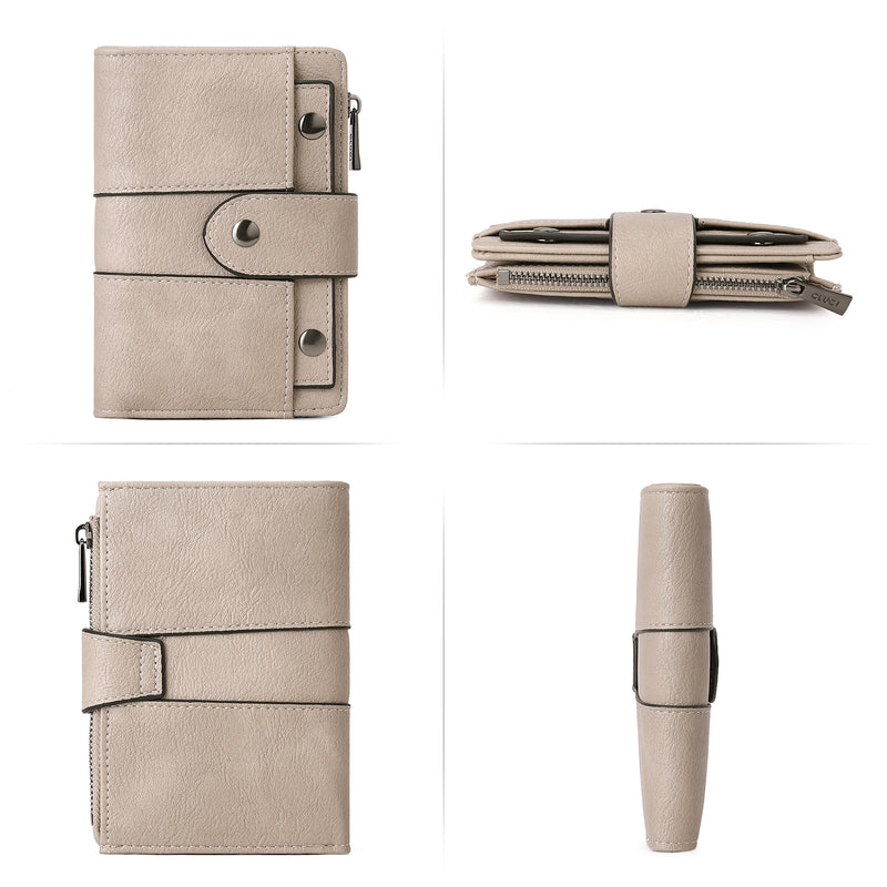 Cathy Women's Small Wallet With Coin Pocket For Daily Use