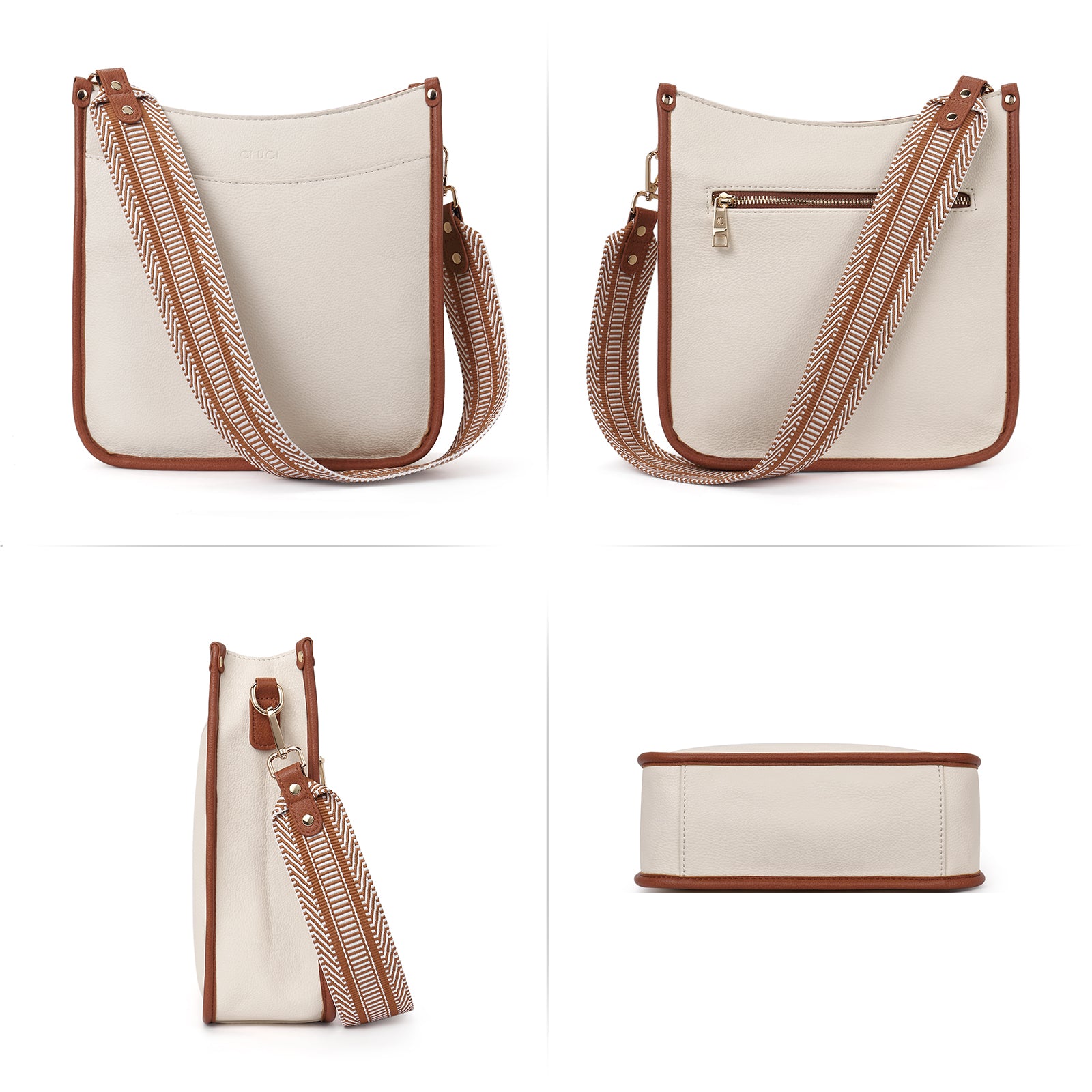 Trendy Medium Crossbody Bags with Two Straps