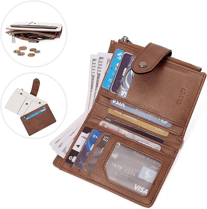 Cathy Women's Small Wallet With Coin Pocket For Daily Use