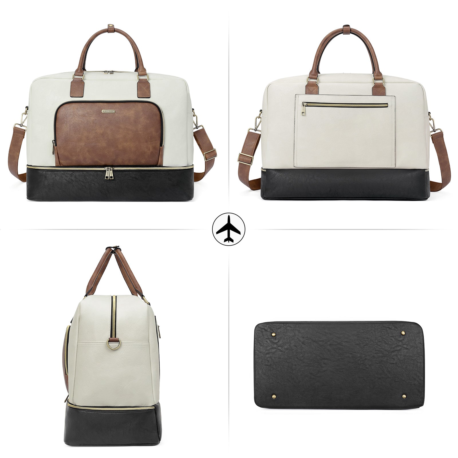 Leather Oversized Weekender Bags