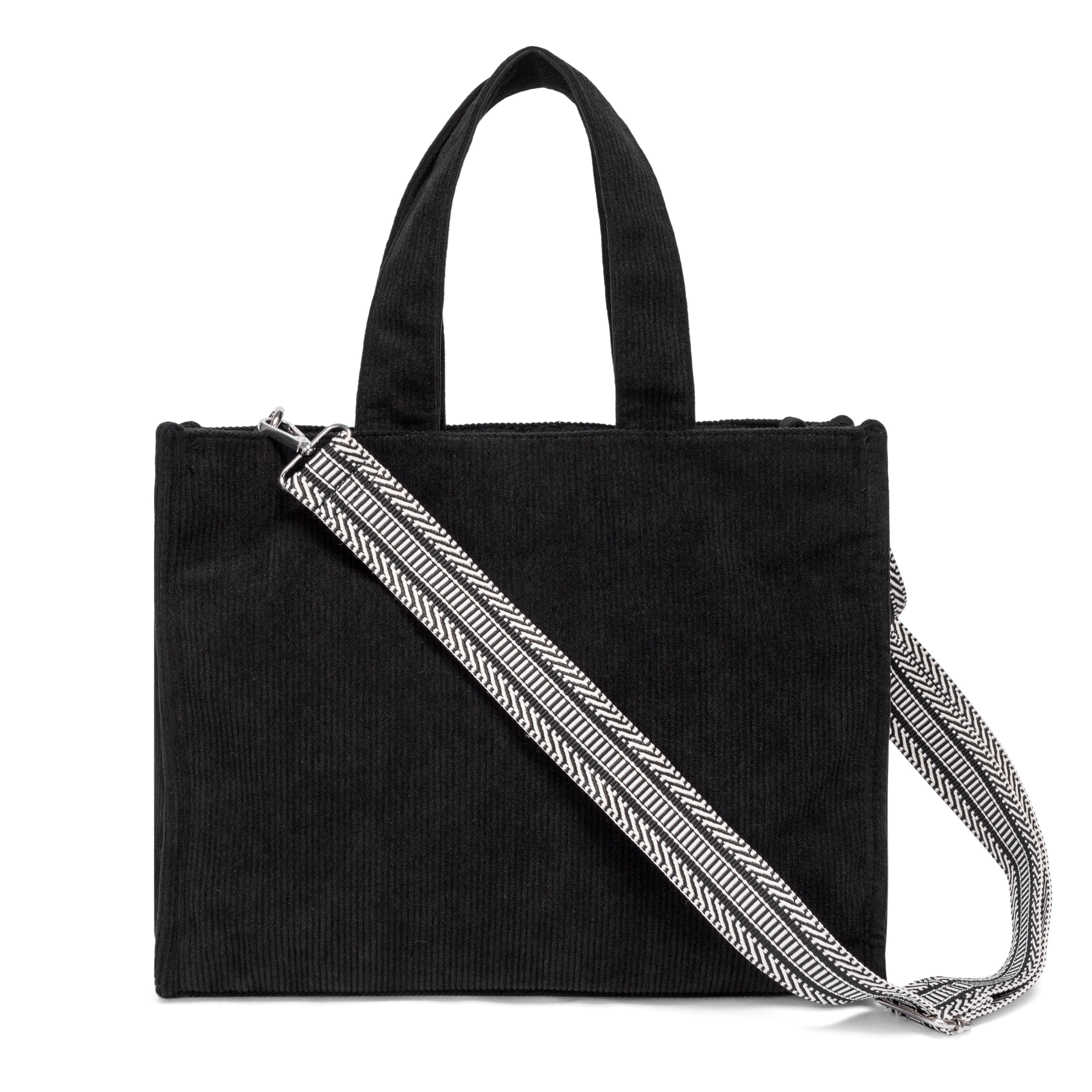 Wide Purse Strap Crossbody Purses Adjustable Replacement Shoulder Handbag Strap—Black