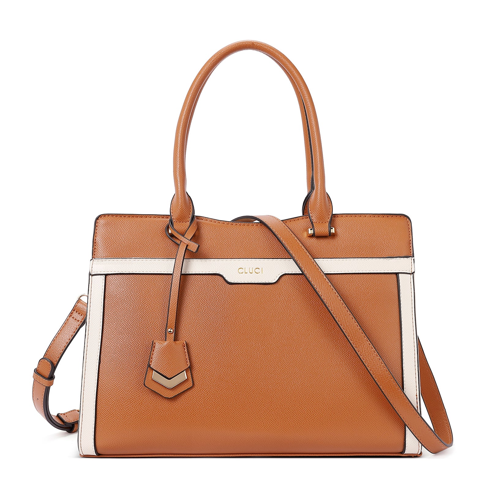 CLUCI Satchel Purses and Handbags for Women Leather Totes Designer Ladies Crossbody Shoulder Bag