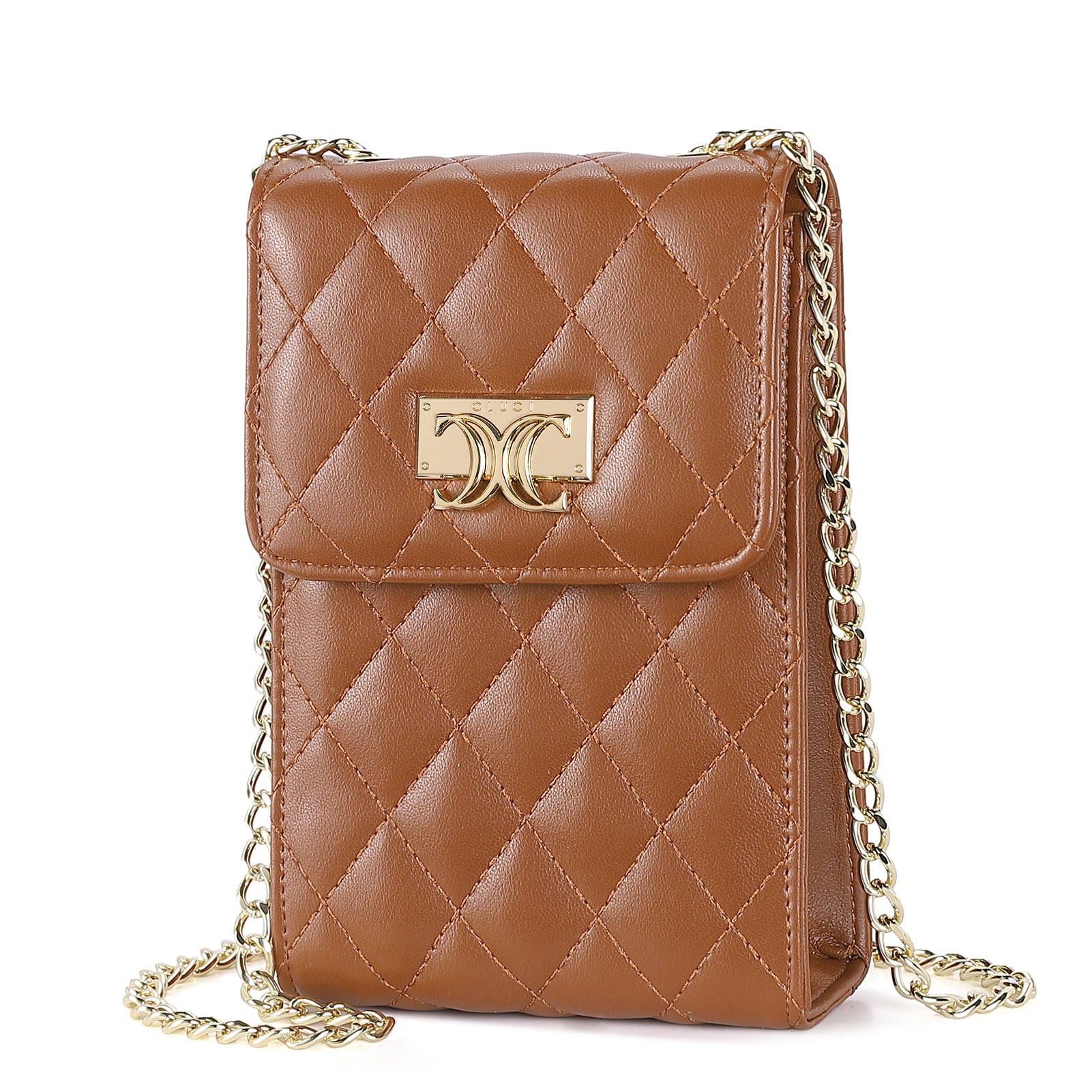 CLUCI Crossbody Cellphone Purse for Women Trendy Phone Wallet Flap Case Small Bags Satchels Wallet with Adjustable Straps