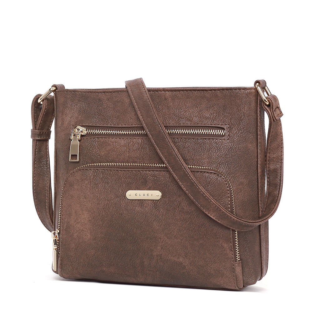 Amos Vintage Patchwork Crossbody Bag