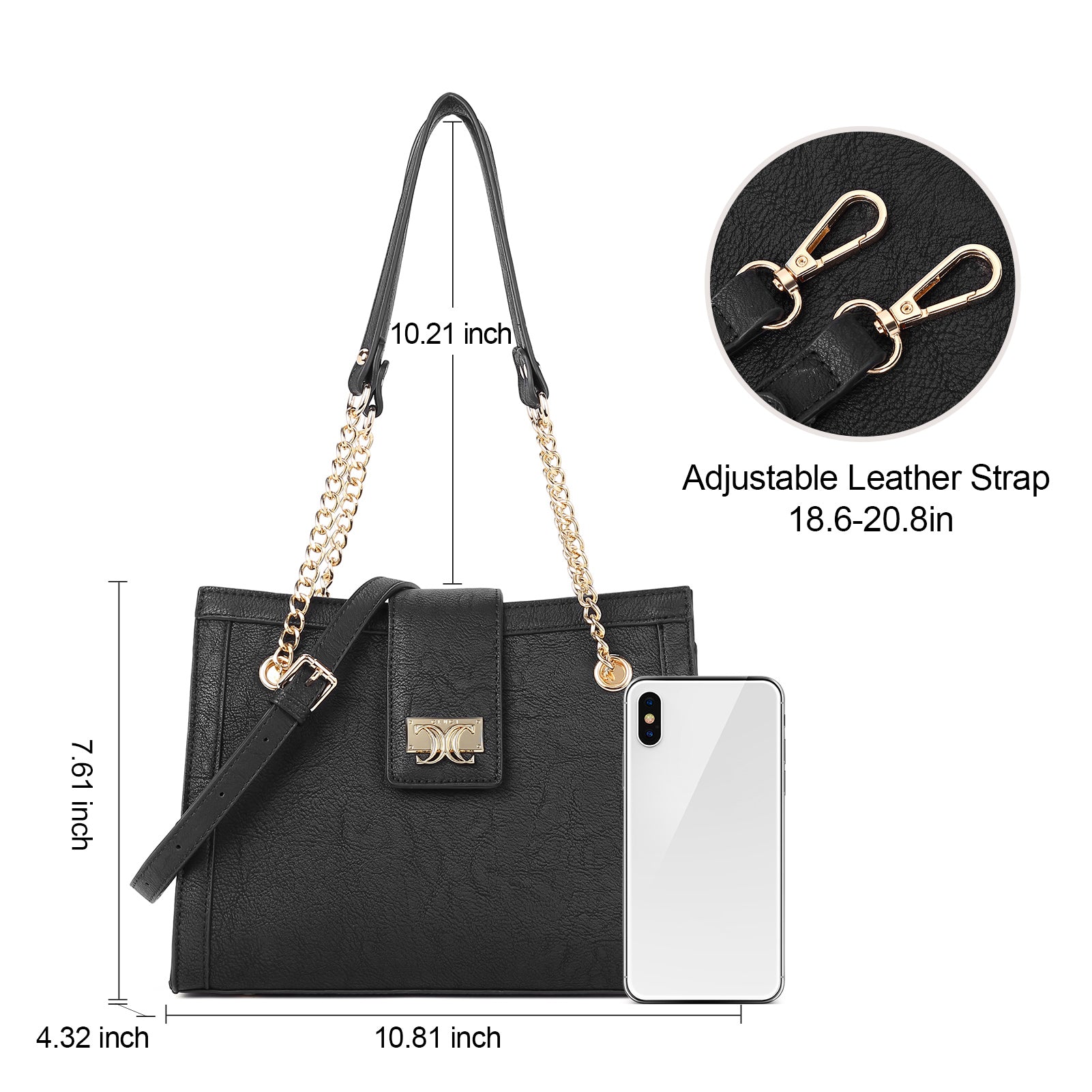 CLUCI Satchel Purses and Handbags for Women Leather Totes Designer Ladies Crossbody Shoulder Bag