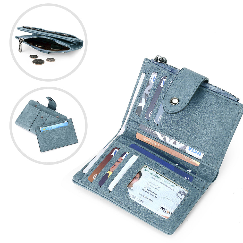 Cathy Women's Small Wallet With Coin Pocket For Daily Use