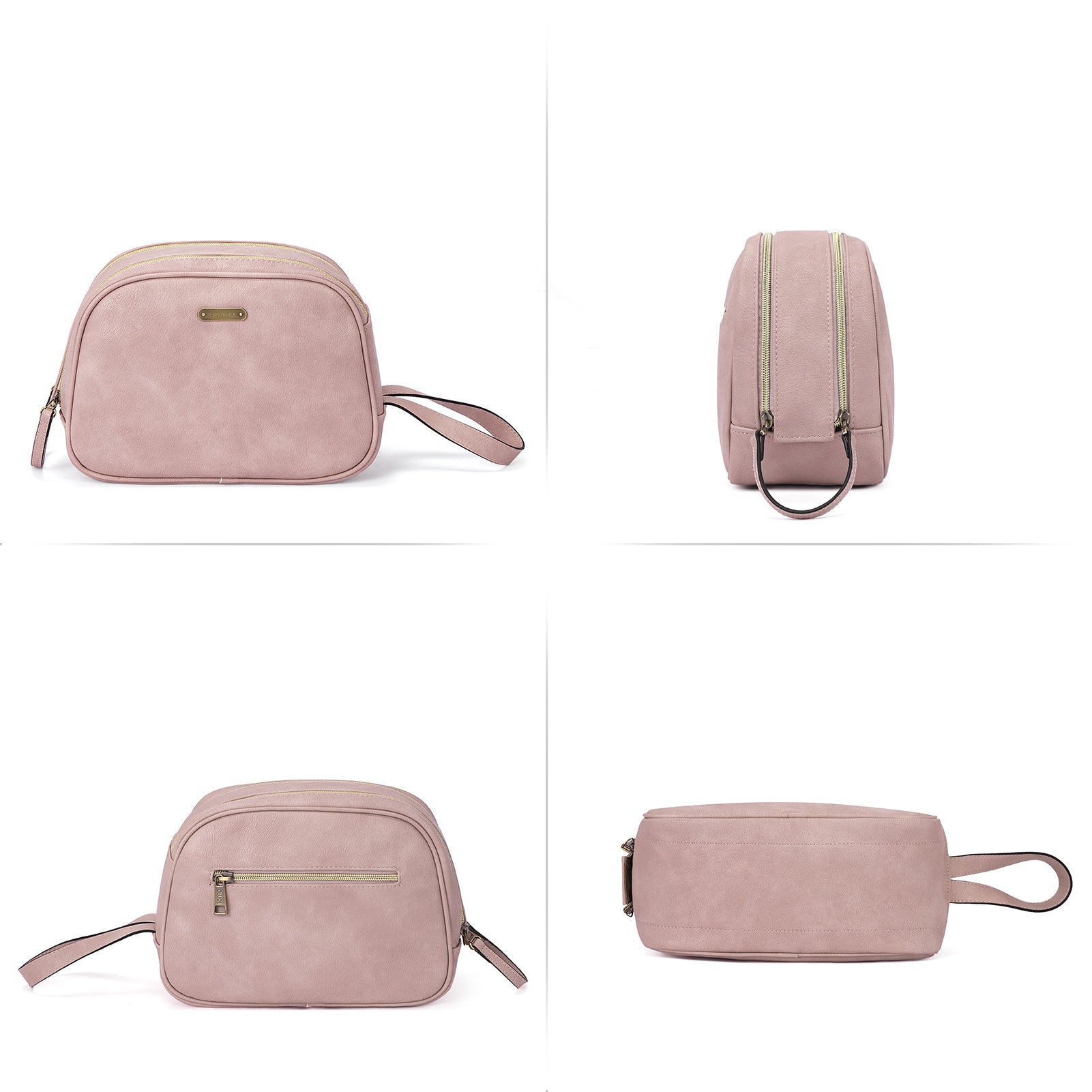 CLUCI Small Travel Essentials Makeup Bag Toiletry Bag For Women Cosmetic Bag for Full Sized Toiletries College Dorm Room Essentials For Girls