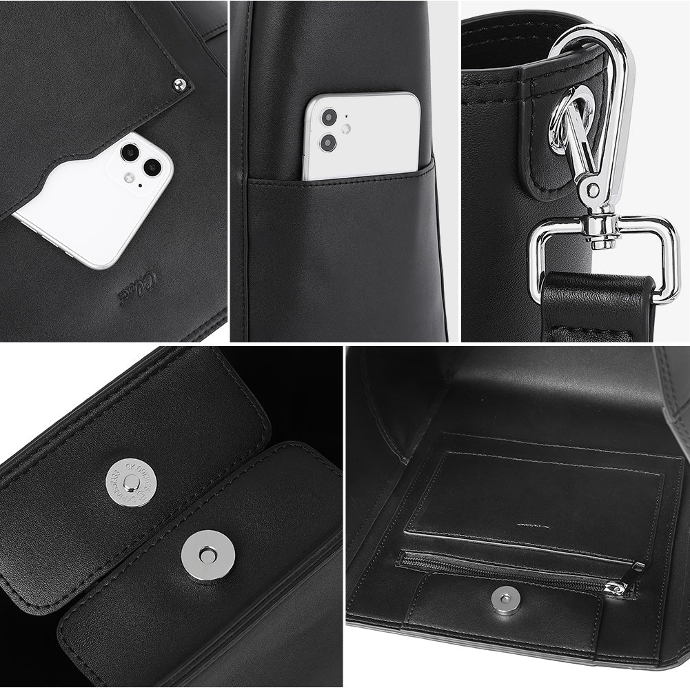 CLUCI Bucket Bags for Women Hobo Purse and Handbags Vegan Leather Designer Tote Large Shoulder Bag