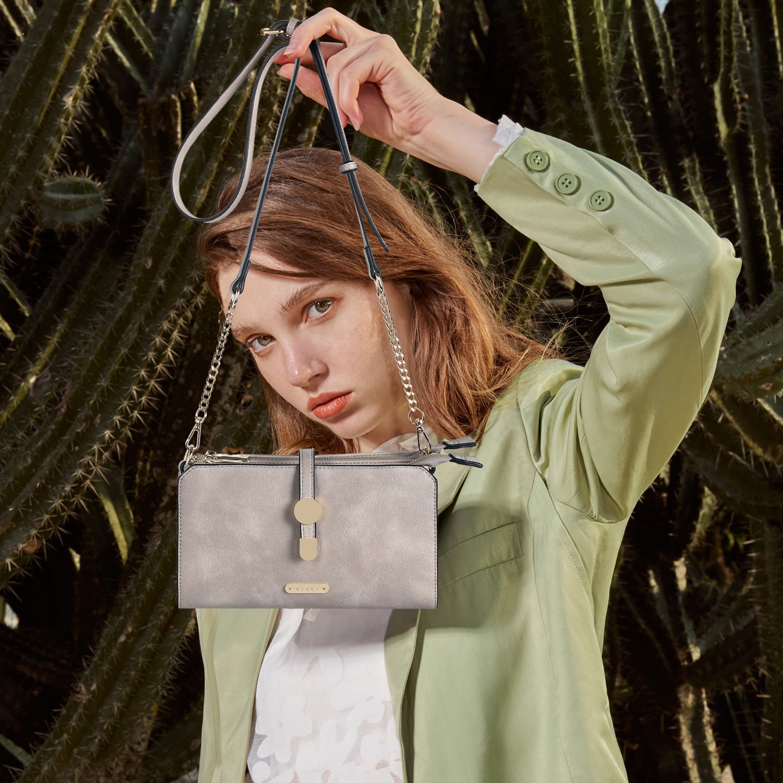 CLUCI Small Clutch Purse Crossbody Handbags for Women Shoulder bags with Flap Card Holder Wallet Ladies